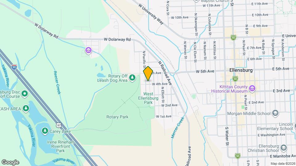 402 N Pacific St Map and Location Details