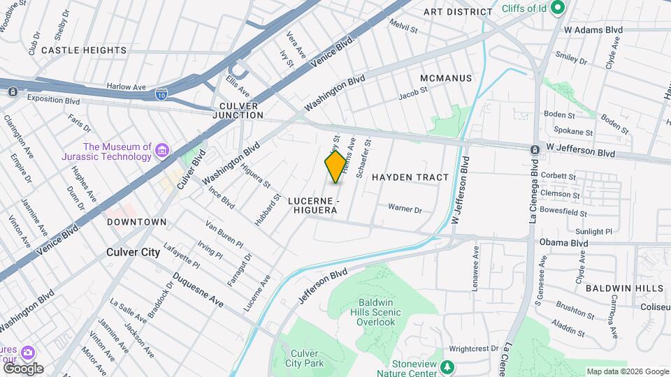 3605 Helms Ave Mapa y Detalles de la Ubicación