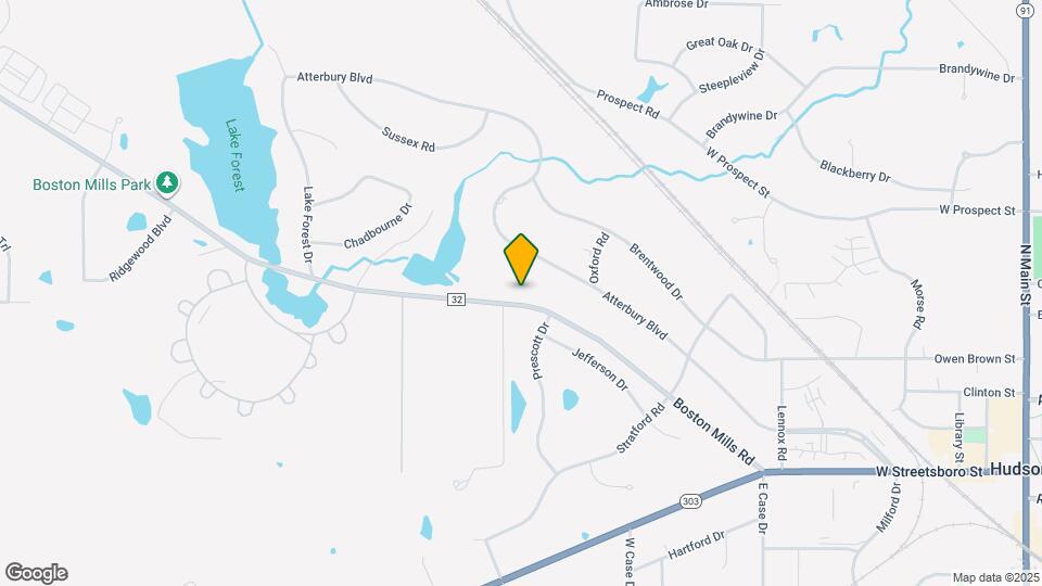 303 Boston Mills Rd Mapa y Detalles de la Ubicación