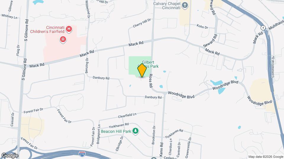 3323 Devonian Dr Map and Location Details