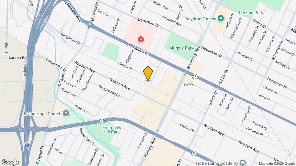 226 Perkins Ave Map and Location Details