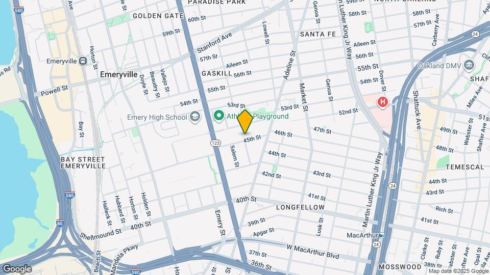 1052 45th St Mapa y Detalles de la Ubicación