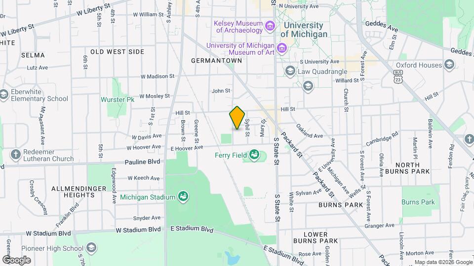 915 S Division St Map and Location Details