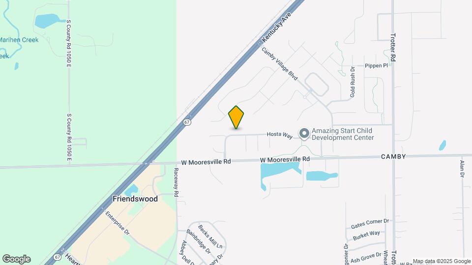 9016 Hosta Way Map and Location Details