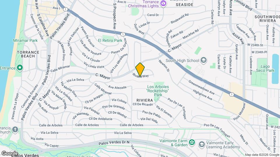 5518 Riviera Way Map and Location Details