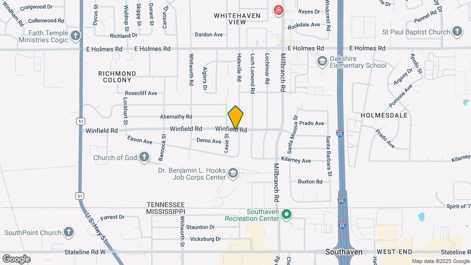 1561 Winfield Rd Map and Location Details