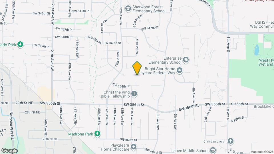 35336 10th Pl SW Map and Location Details