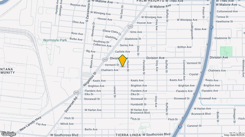 1323 Chalmers Ave Map and Location Details