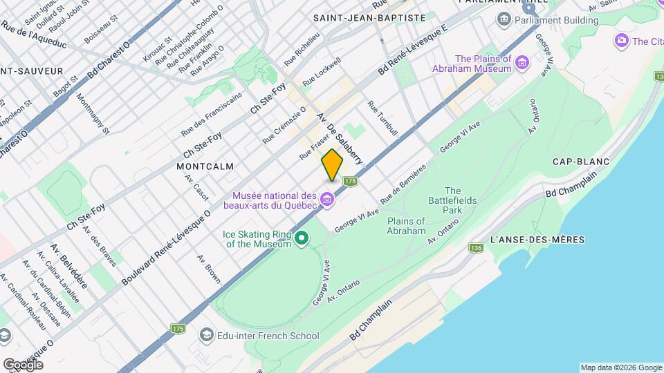 140 Grande Allée O Map and Location Details