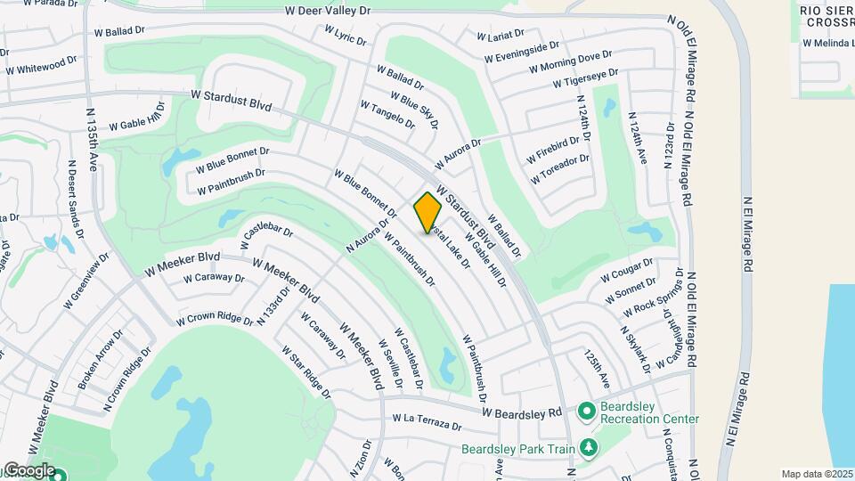 12810 W Blue Bonnet Dr Map and Location Details
