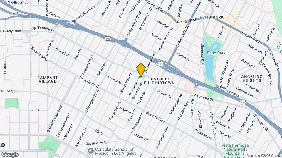 252 Rosemont Ave Map and Location Details