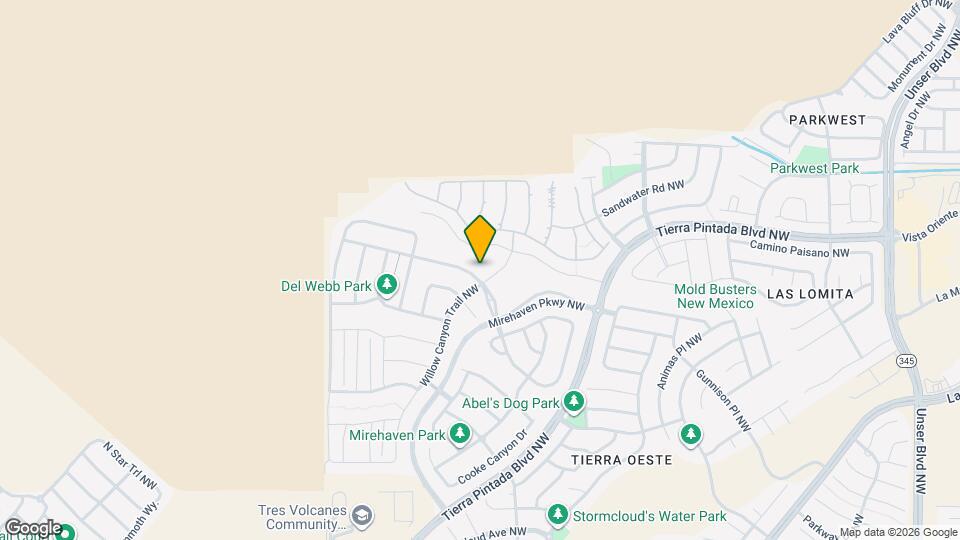 9205 Del Webb Ln NW Map and Location Details