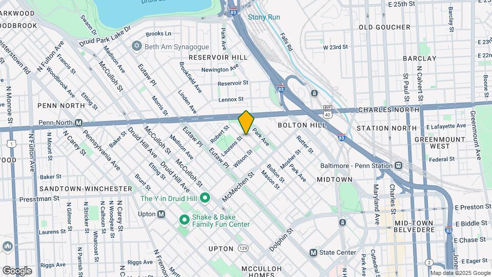 1729 Bolton St Mapa y Detalles de la Ubicación