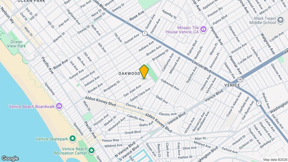 663 San Juan Ave Map and Location Details