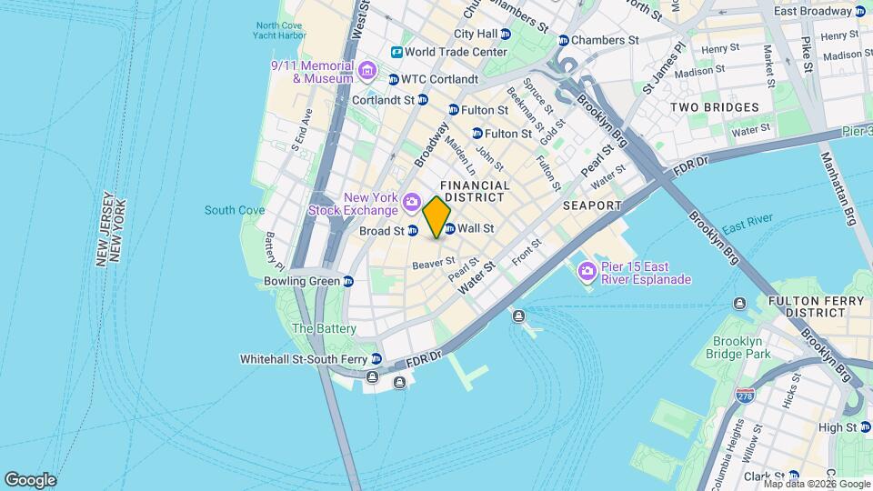 40 Exchange Pl Map and Location Details