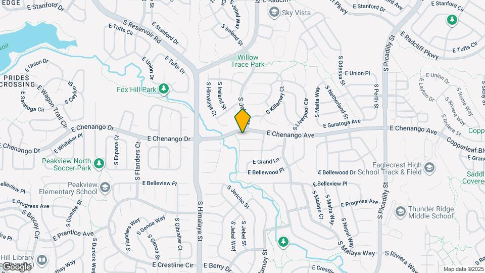 20401 E Chenango Pl Map and Location Details