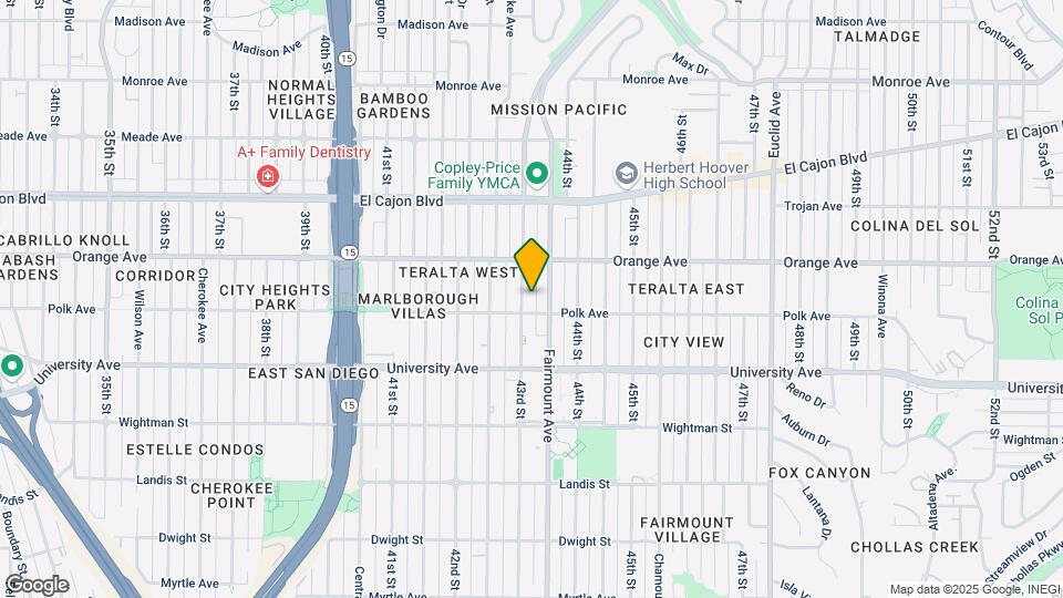 4129 43rd St Map and Location Details