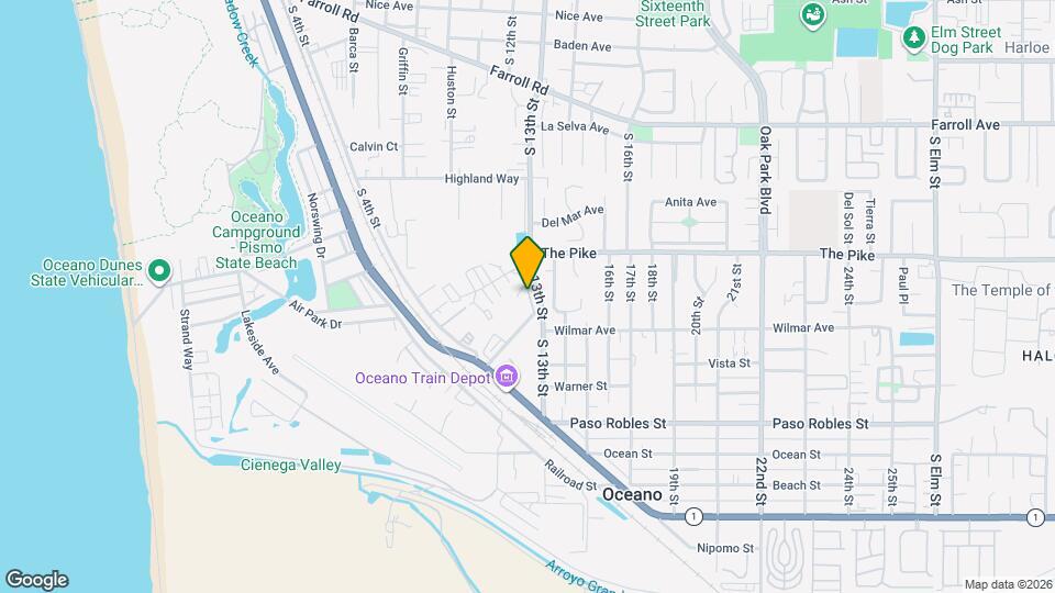 1277 Belridge St Map and Location Details