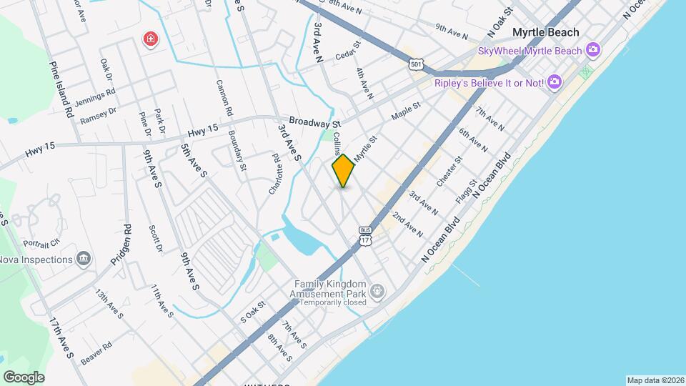 614 Collins St Map and Location Details