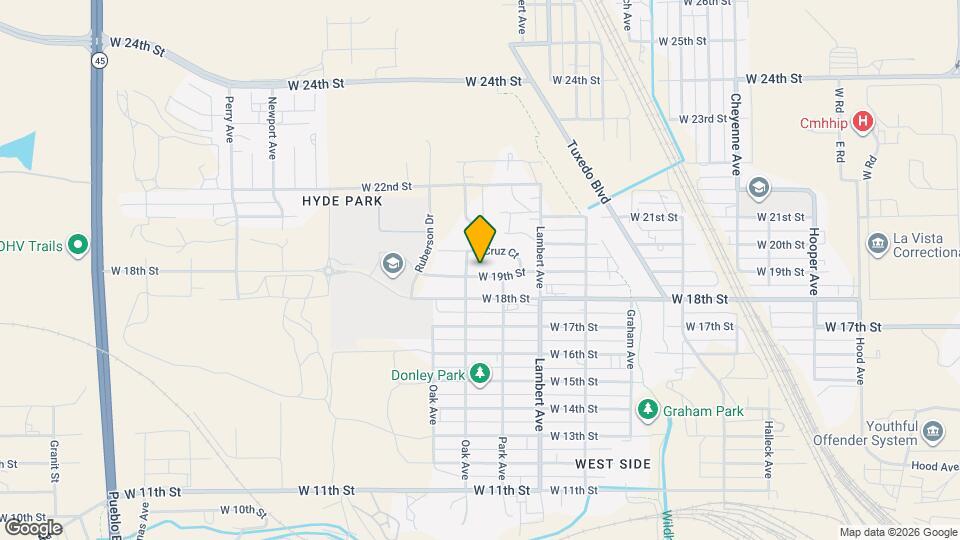 2333 W 19th St Map and Location Details