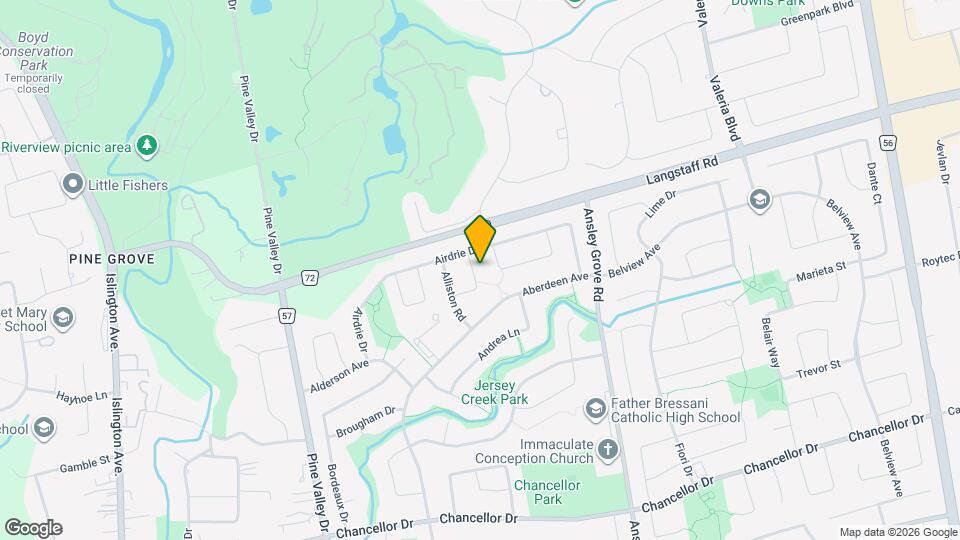 21 Avon Crescent Map and Location Details