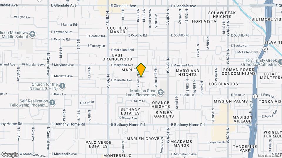 1007 E Citrus Wy Map and Location Details