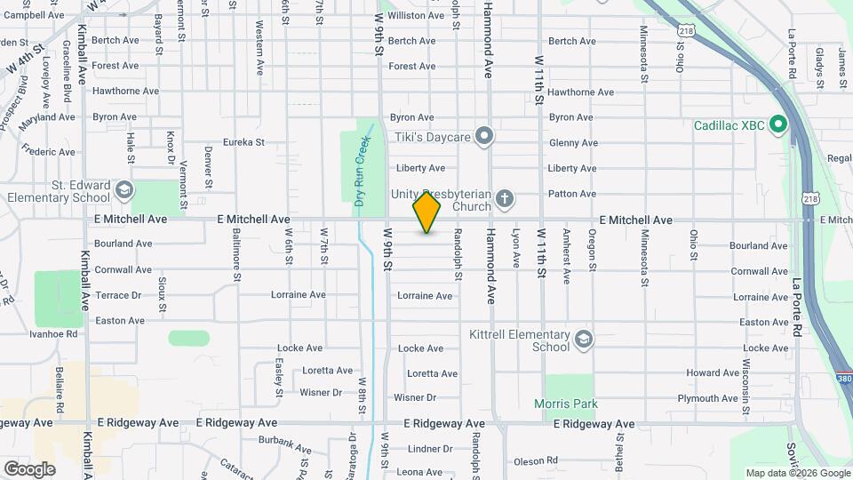 1147 Bourland Ave Map and Location Details