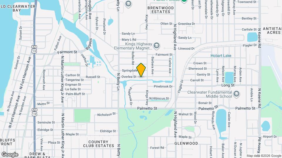 1357 Overlea St Map and Location Details