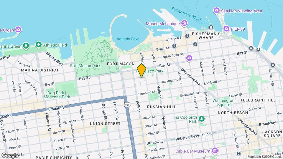1035 Francisco St Map and Location Details