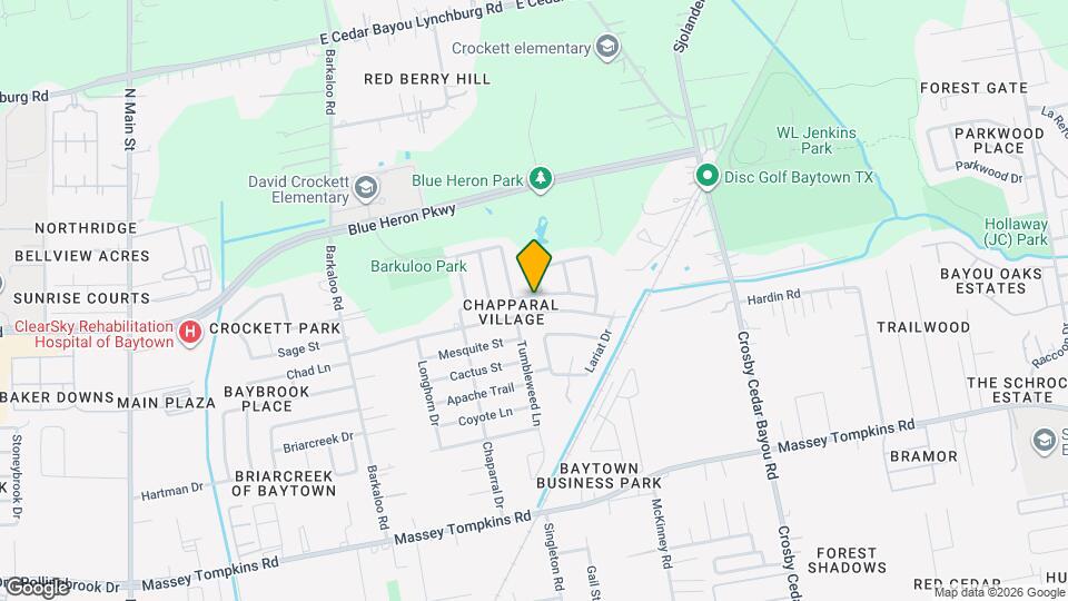 1505 Packsaddle Ln Map and Location Details