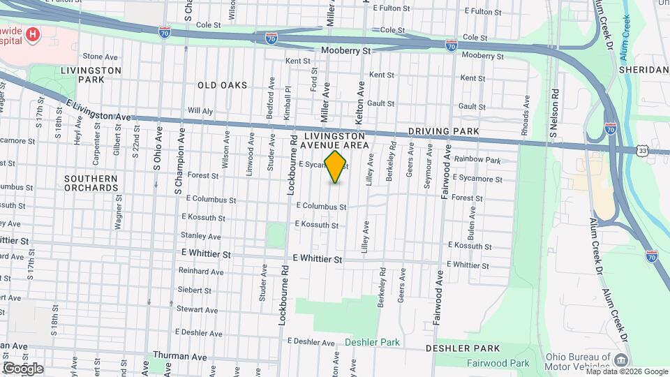 972 Ellsworth Ave Mapa y Detalles de la Ubicación