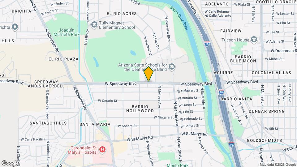 1325 W Speedway Blvd Map and Location Details