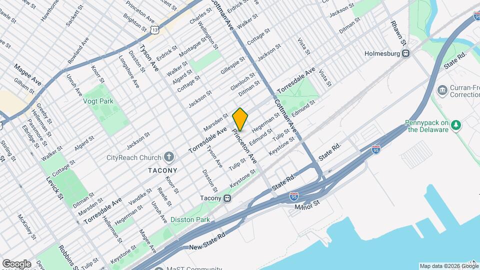 4731 Princeton Ave Map and Location Details