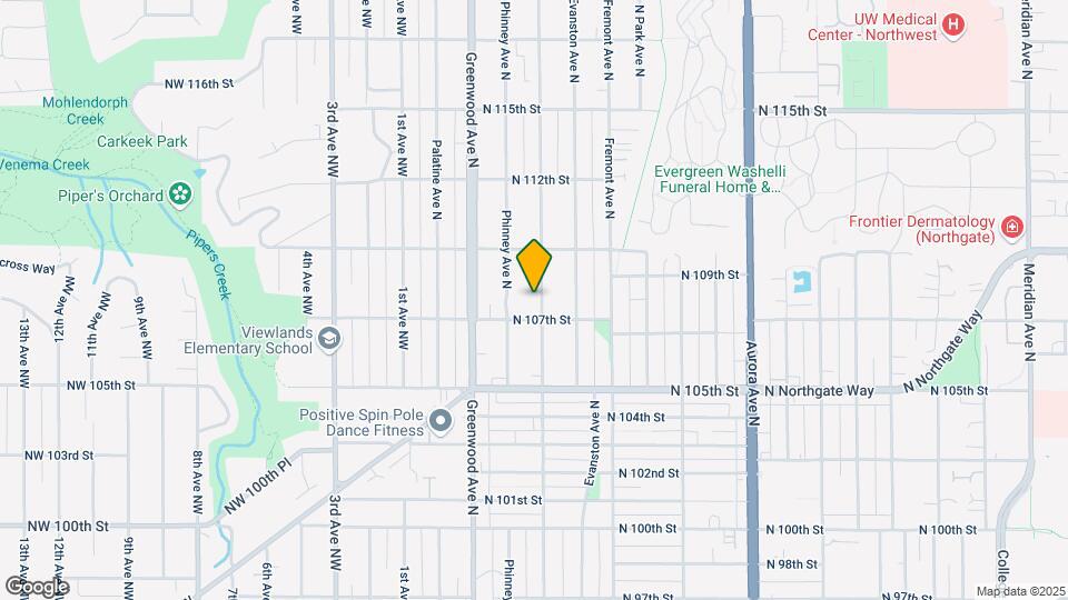 10715 Dayton Ave N Map and Location Details
