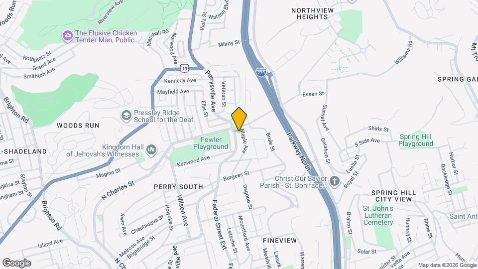2534 Perrysville Ave Map and Location Details