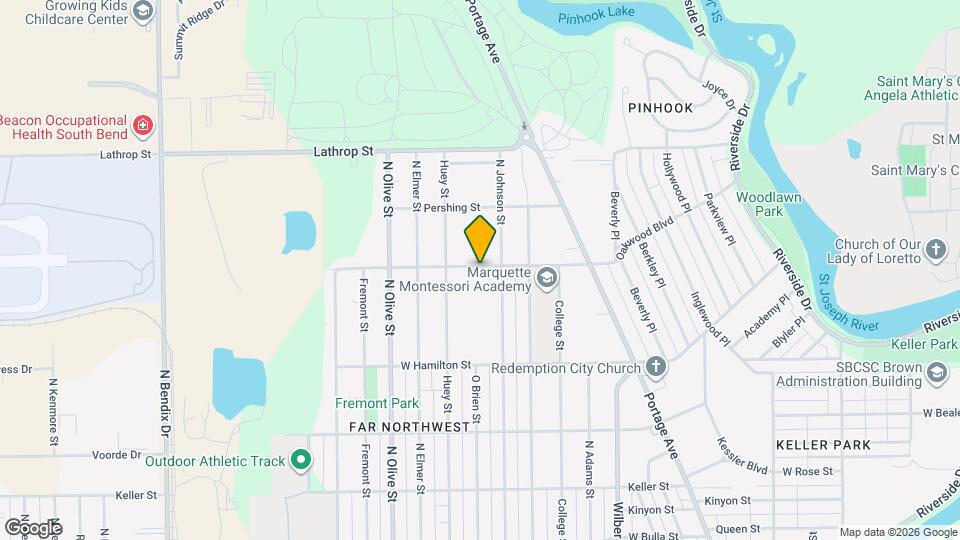 2022 Bergan St Map and Location Details