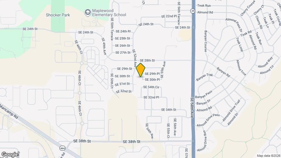 3030 SE 53rd Ct Map and Location Details