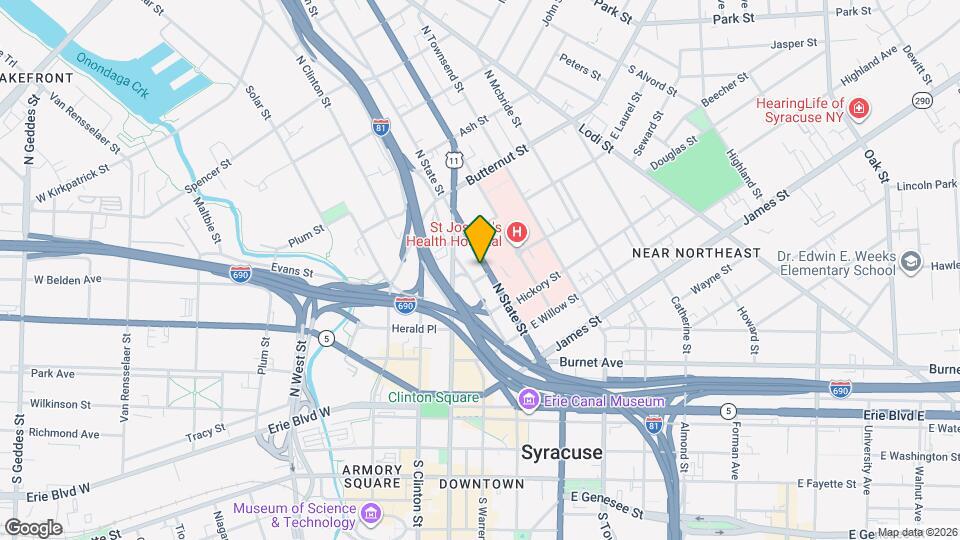 503 N State St Map and Location Details