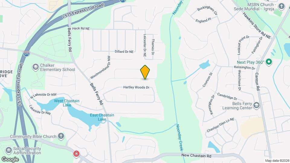 210 Suburban Dr NW Map and Location Details