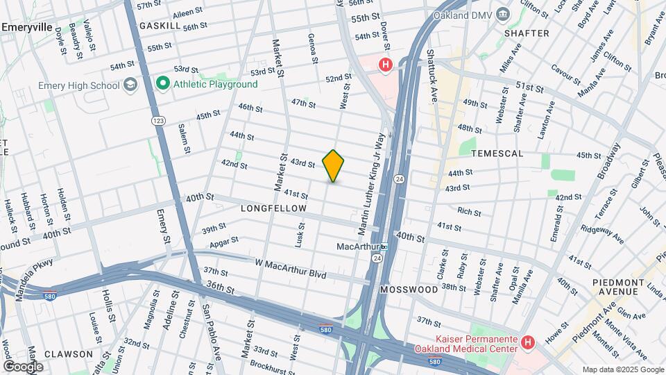 695 42nd St Map and Location Details