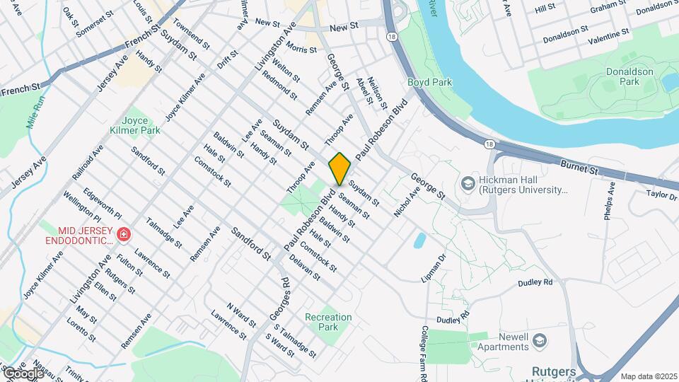 154 Paul Robeson Blvd Map and Location Details