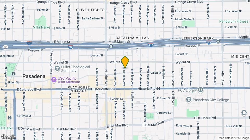 140 N Catalina Ave Mapa y Detalles de la Ubicación