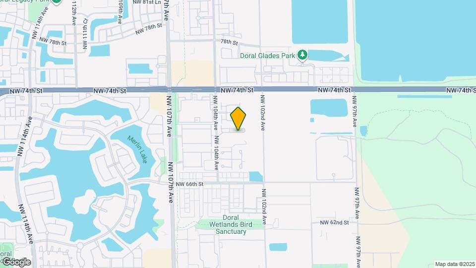 10300 NW 70th Terrace Map and Location Details