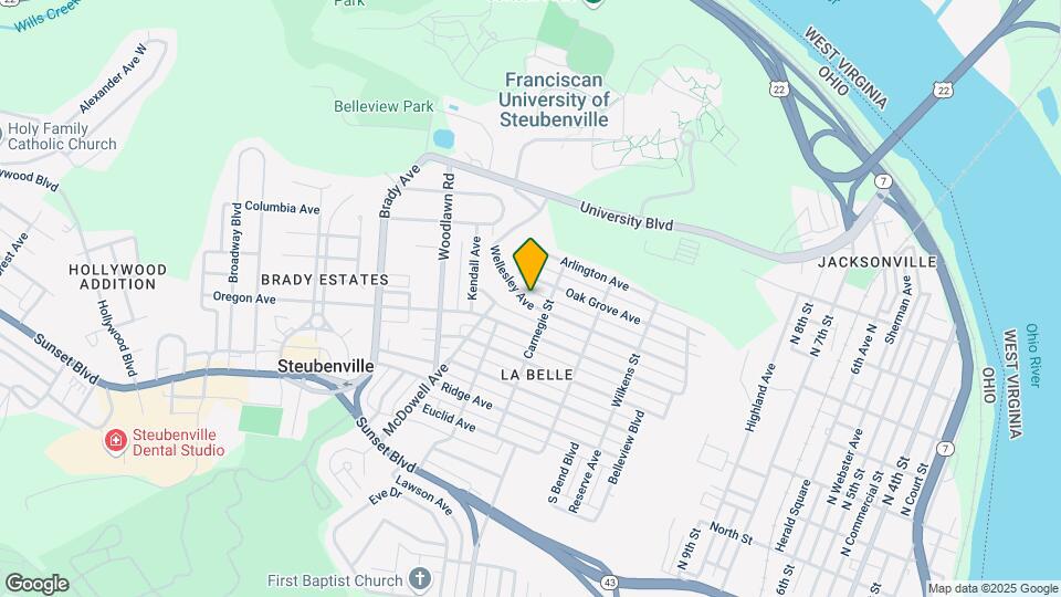 1413 Wellesley Ave Mapa y Detalles de la Ubicación