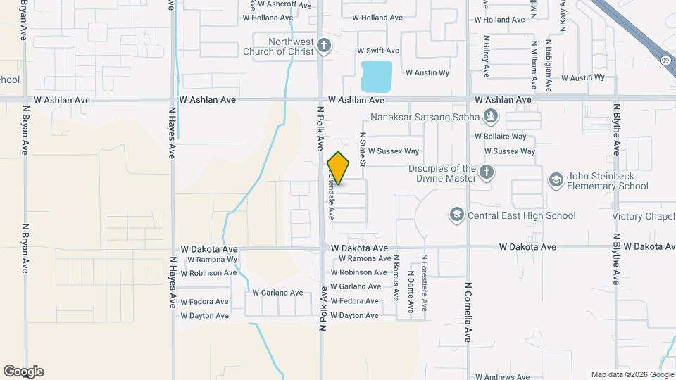 5428 W Saginaw Way Map and Location Details