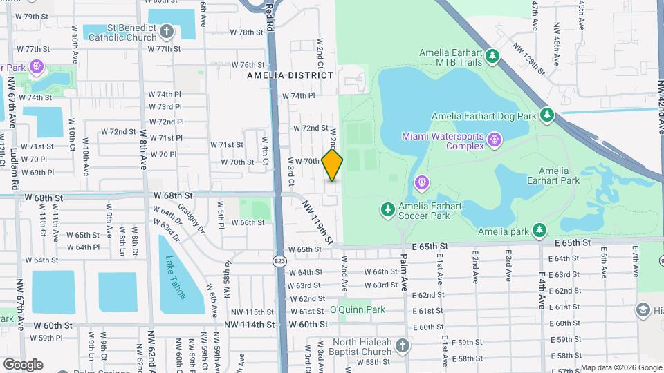 6832 W 2nd Ct Map and Location Details