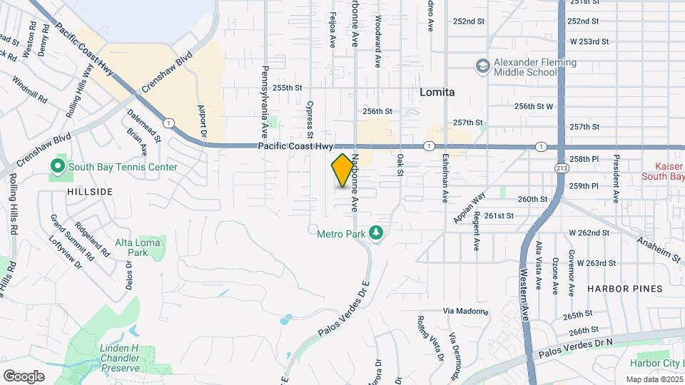 25925 Narbonne Ave, Unit 4 Map and Location Details