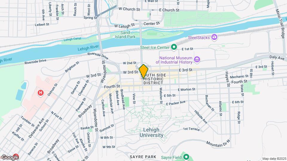 325 S New St Map and Location Details