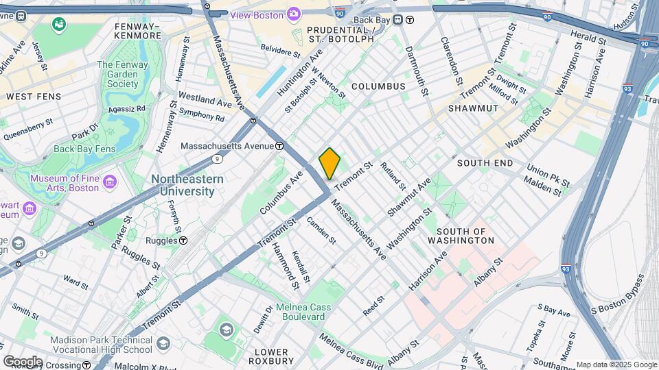 777 Tremont St, Unit BS-7 Map and Location Details