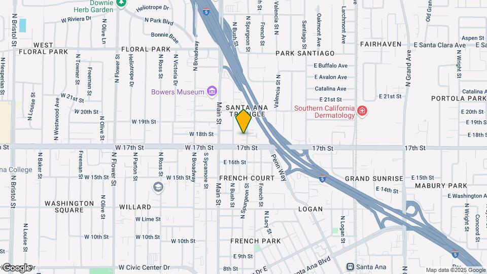 1720 N Spurgeon St Map and Location Details